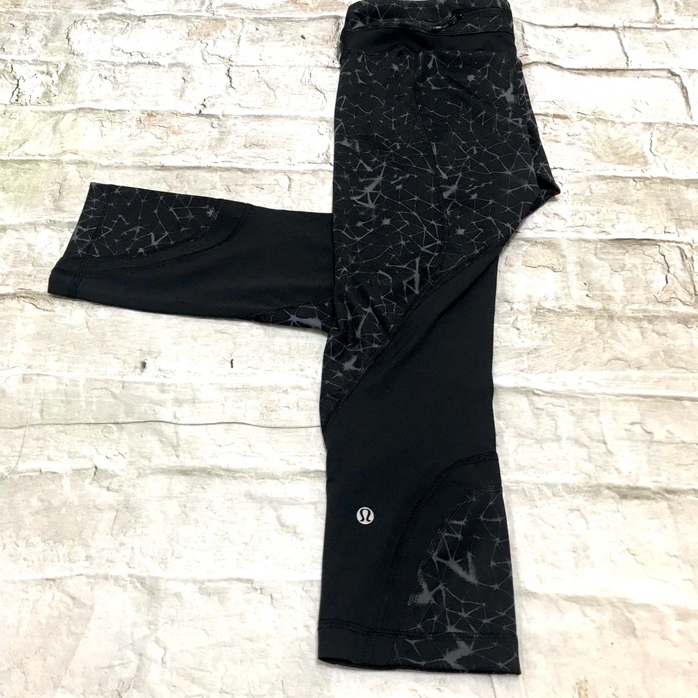 Lululemon Cropped Wunder Under Leggings Sz 6